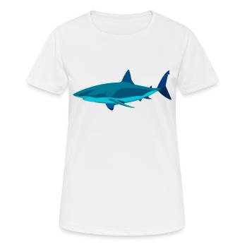 Meerestiere - Frauen T-Shirt atmungsaktiv - Weiß - Vorne - AI Model Female 172 dark (172cm)