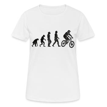 Cyclists Cycling Cycling Cyclists Cycling - Women's Breathable T-Shirt - white - Front - AI Model Female 172 dark (172cm)