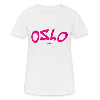 Oslo - Norwegen - Norway - Women's Breathable T-Shirt - white - Front - AI Model Female 172 dark (172cm)