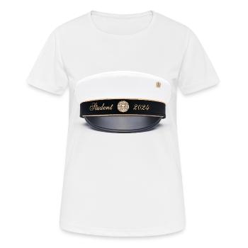 Abschlussfeier 2024 Abiturfeier - Frauen T-Shirt atmungsaktiv - Weiß - Vorne - AI Model Female 172 dark (172cm)