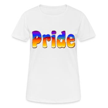 Pride - Frauen T-Shirt atmungsaktiv - Weiß - Vorne - AI Model Female 172 dark (172cm)
