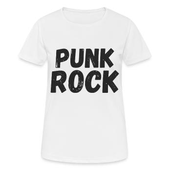 Punk Rock - Women's Breathable T-Shirt - white - Front - AI Model Female 172 dark (172cm)