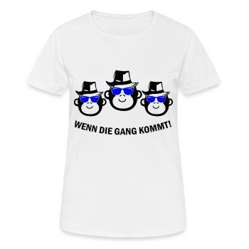Monkey Gang - Women's Breathable T-Shirt - white - Front - AI Model Female 172 dark (172cm)