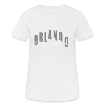 Horizon d’Orlando - T-shirt respirant Femme - blanc - Devant - AI Model Female 172 dark (172cm)