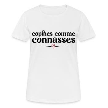 girlfriends as - Women's Breathable T-Shirt - white - Front - AI Model Female 172 dark (172cm)