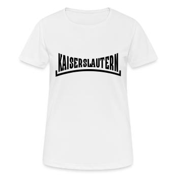 kaiserslautern - Frauen T-Shirt atmungsaktiv - Weiß - Vorne - AI Model Female 172 dark (172cm)