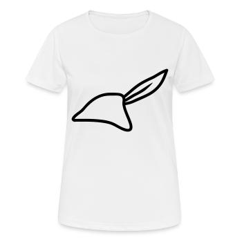 Robin Hood - Frauen T-Shirt atmungsaktiv - Weiß - Vorne - AI Model Female 172 dark (172cm)