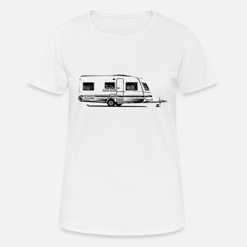 caravan - Women's Breathable T-Shirt - white