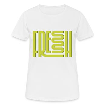 Fresh - Women's Breathable T-Shirt - white - Front - AI Model Female 172 dark (172cm)