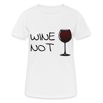 vin pas - T-shirt respirant Femme - blanc - Devant - AI Model Female 172 dark (172cm)
