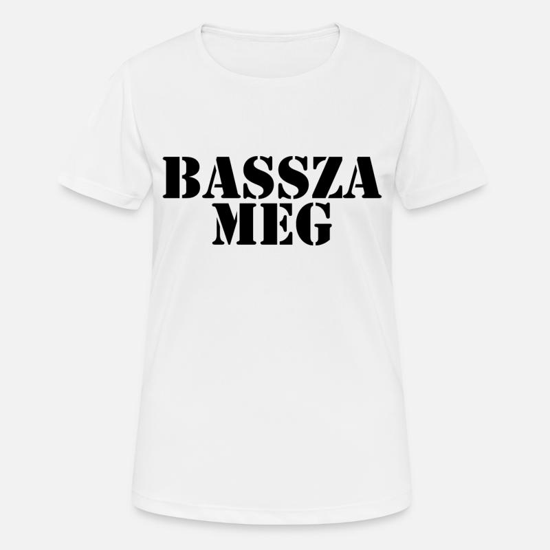 Hungarian Saying Hungarian language - Women's Breathable T-Shirt - white