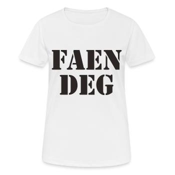 Norwegisch Spruch norwegische Sprache - Frauen T-Shirt atmungsaktiv - Weiß - Vorne - AI Model Female 172 dark (172cm)