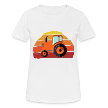 Tractor - Women's Breathable T-Shirt - white - Front - AI Model Female 172 dark (172cm)