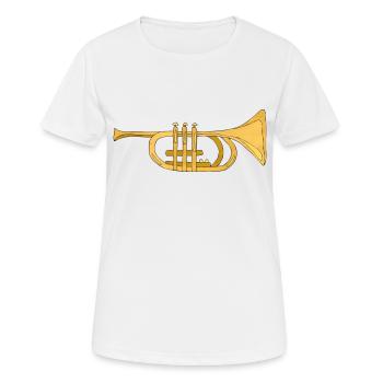 Musikinstrument - Frauen T-Shirt atmungsaktiv - Weiß - Vorne - AI Model Female 172 dark (172cm)