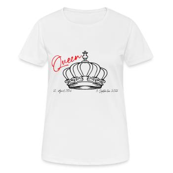 Reine - T-shirt respirant Femme - blanc - Devant - AI Model Female 172 dark (172cm)