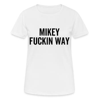 Mikey Fuckin Way - Women's Breathable T-Shirt - white - Front - AI Model Female 172 dark (172cm)