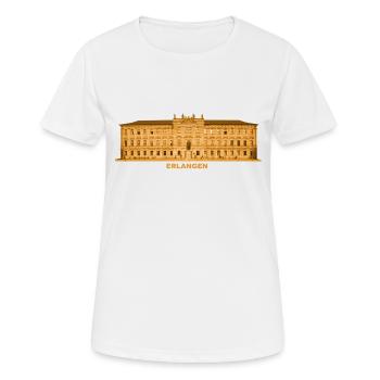 Université d’Erlangen de Moyenne-Franconie Bavière - T-shirt respirant Femme - blanc - Devant - AI Model Female 172 dark (172cm)