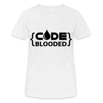 Programmation - T-shirt respirant Femme - blanc - Devant - AI Model Female 172 dark (172cm)