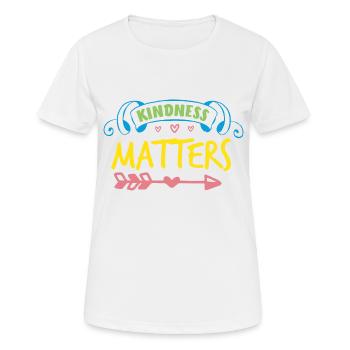 LA GENTILLESSE COMPTE - T-shirt respirant Femme - blanc - Devant - AI Model Female 172 dark (172cm)