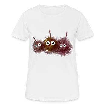 Sweet chestnut, chestnut, sweet chestnut - Women's Breathable T-Shirt - white - Front - AI Model Female 172 dark (172cm)