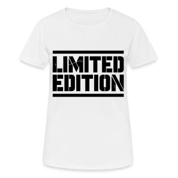 limited edition - Women's Breathable T-Shirt - white - Front - AI Model Female 172 dark (172cm)
