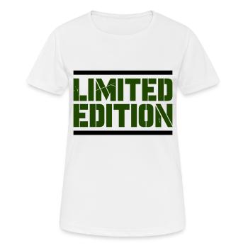 Édition limitée - T-shirt respirant Femme - blanc - Devant - AI Model Female 172 dark (172cm)