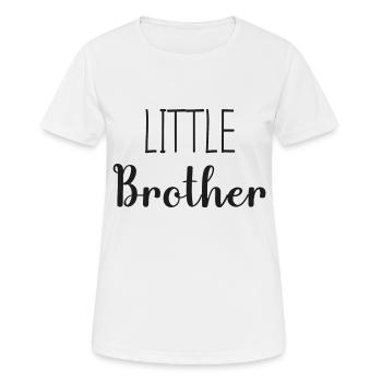 Bro - Kleiner Bruder - Frauen T-Shirt atmungsaktiv - Weiß - Vorne - AI Model Female 172 dark (172cm)