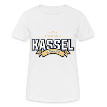 Kassel - Women's Breathable T-Shirt - white - Front - AI Model Female 172 dark (172cm)