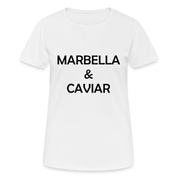 Marbella et Cavian Espagne España Spanien - T-shirt respirant Femme - blanc - Devant - AI Model Female 172 dark (172cm)