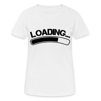 Loading - Women's Breathable T-Shirt - white - Front - AI Model Female 172 dark (172cm)