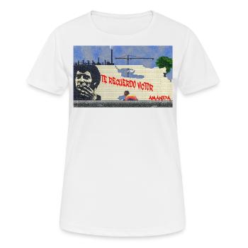 Ich erinnere mich an dich, Victor - Frauen T-Shirt atmungsaktiv - Weiß - Vorne - AI Model Female 172 dark (172cm)
