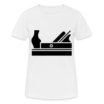 Plane - Women's Breathable T-Shirt - white - Front - AI Model Female 172 dark (172cm)