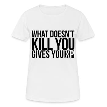 gaming - Frauen T-Shirt atmungsaktiv - Weiß - Vorne - AI Model Female 172 dark (172cm)