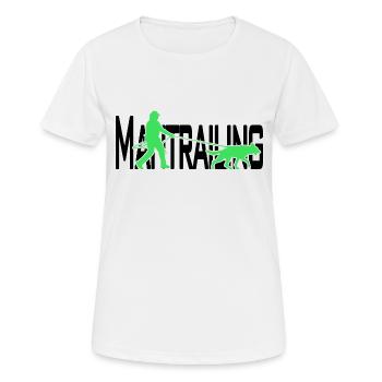 Mantrailing black / green - Women's Breathable T-Shirt - white - Front - AI Model Female 172 dark (172cm)