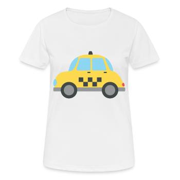 taxi - Women's Breathable T-Shirt - white - Front - AI Model Female 172 dark (172cm)