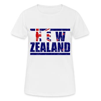 Neuseeland - Frauen T-Shirt atmungsaktiv - Weiß - Vorne - AI Model Female 172 dark (172cm)