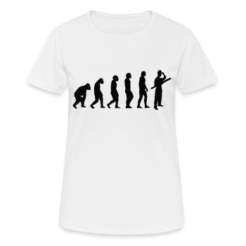 Architecte Craft Evolution Ingénieur civil - T-shirt respirant Femme - blanc - Devant - AI Model Female 172 dark (172cm)