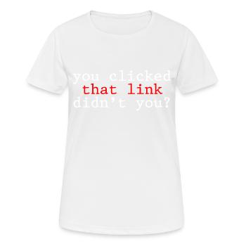 Vous avez cliqué sur ce lien, n’avez-vous pas 2 - T-shirt respirant Femme - blanc - Devant - AI Model Female 172 dark (172cm)