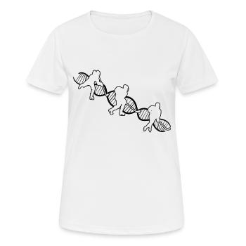 Eishockey Geschenk Wintersport Eishockeyteam - Frauen T-Shirt atmungsaktiv - Weiß - Vorne - AI Model Female 172 dark (172cm)