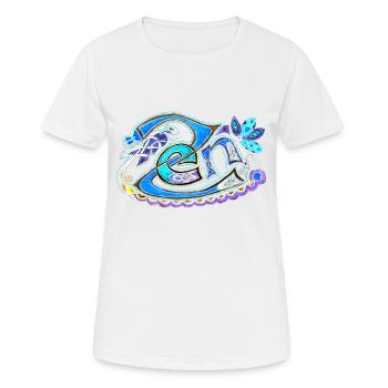 Bottomless Zen without reverse turn2 - Women's Breathable T-Shirt - white - Front - AI Model Female 172 dark (172cm)