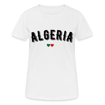 Algerien - Frauen T-Shirt atmungsaktiv - Weiß - Vorne - AI Model Female 172 dark (172cm)