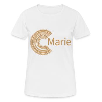 For Marie - Women's Breathable T-Shirt - white - Front - AI Model Female 172 dark (172cm)