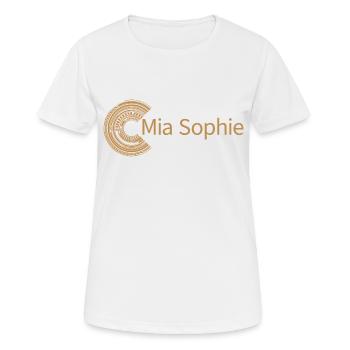 Pour Mia Sophie - T-shirt respirant Femme - blanc - Devant - AI Model Female 172 dark (172cm)