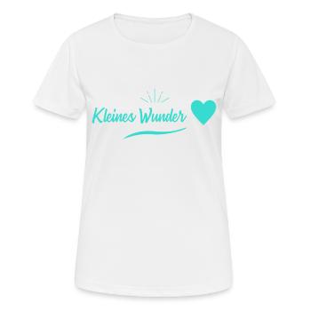 Small Miracle - Pregnancy - Women's Breathable T-Shirt - white - Front - AI Model Female 172 dark (172cm)