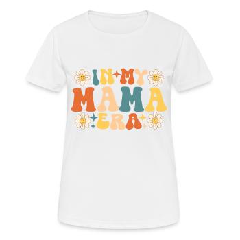 Groovy In My Mama Era Muttertag - Frauen T-Shirt atmungsaktiv - Weiß - Vorne - AI Model Female 172 dark (172cm)