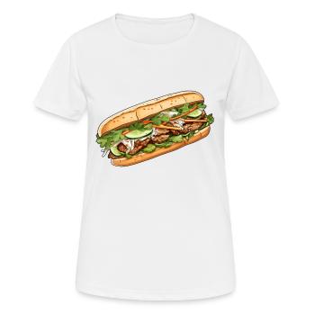Banh Mi Vietnam - Women's Breathable T-Shirt - white - Front - AI Model Female 172 dark (172cm)