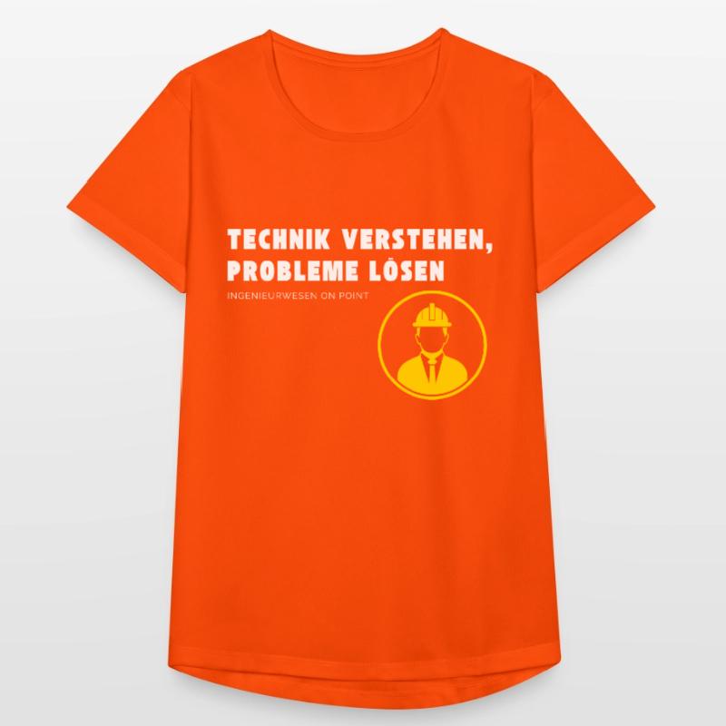 Understanding technology, solving problems Engineering . Women's Breathable T-Shirt