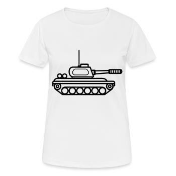 tank - Women's Breathable T-Shirt - white - Front - AI Model Female 172 dark (172cm)