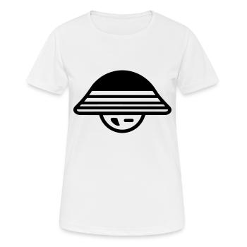 soucoupe volante - T-shirt respirant Femme - blanc - Devant - AI Model Female 172 dark (172cm)