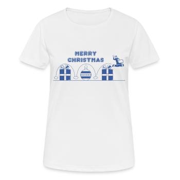 Weihnachtsmann, Videospiel - Frauen T-Shirt atmungsaktiv - Weiß - Vorne - AI Model Female 172 dark (172cm)